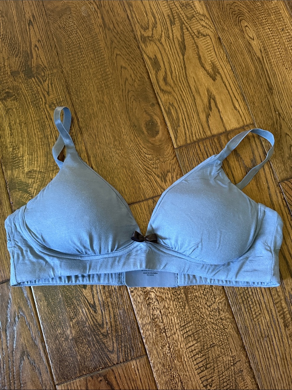ANAONO Wireless Padded Bra in Light Blue with Soft Support
